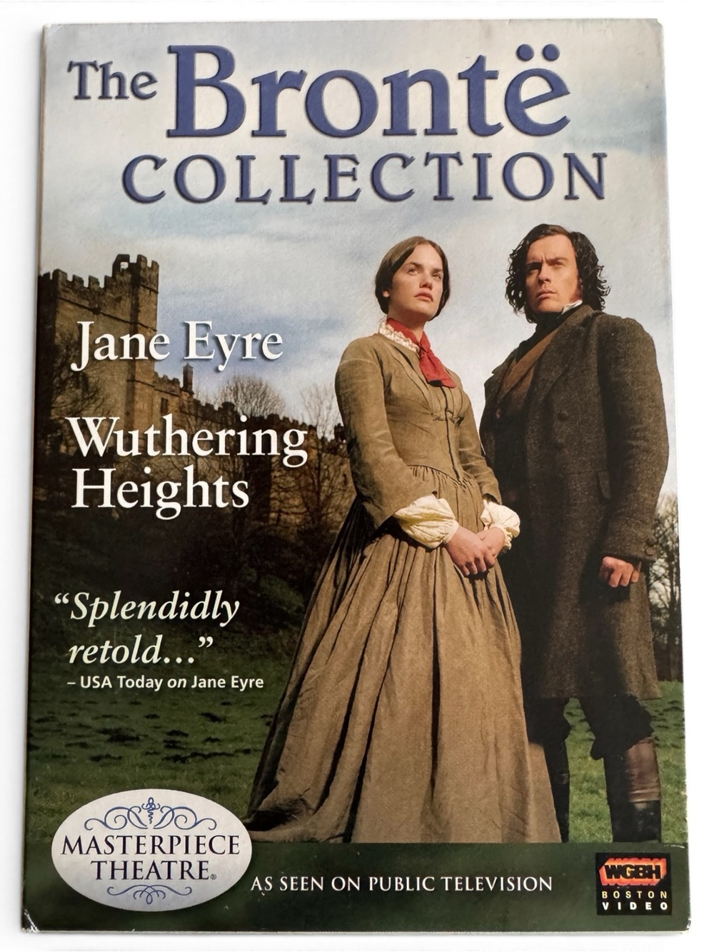 The Brontë Collection Jane Eyre Wuthering Heights 3 DVD Set Masterpiece Gift